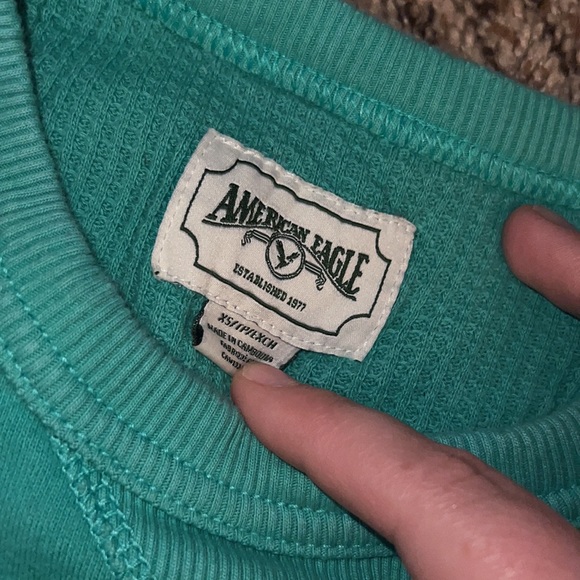 American Eagle Outfitters Oversized Crewneck Swearshirt Women’s XS - Picture 3 of 4